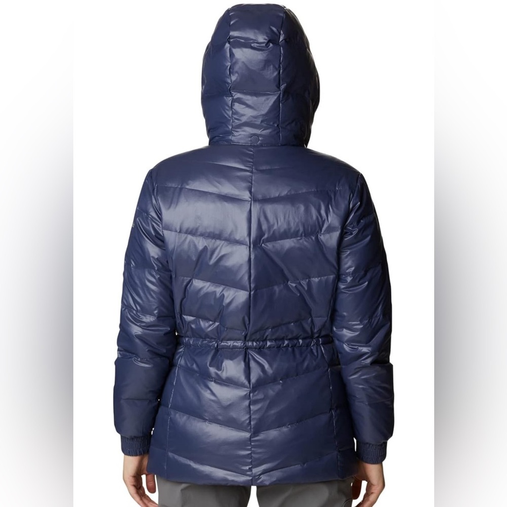 COLUMBIA Women's Icy Heights II Down Jacket Sz S, M, L Stone Navy AUTHENTIC NWT - Picture 3 of 9